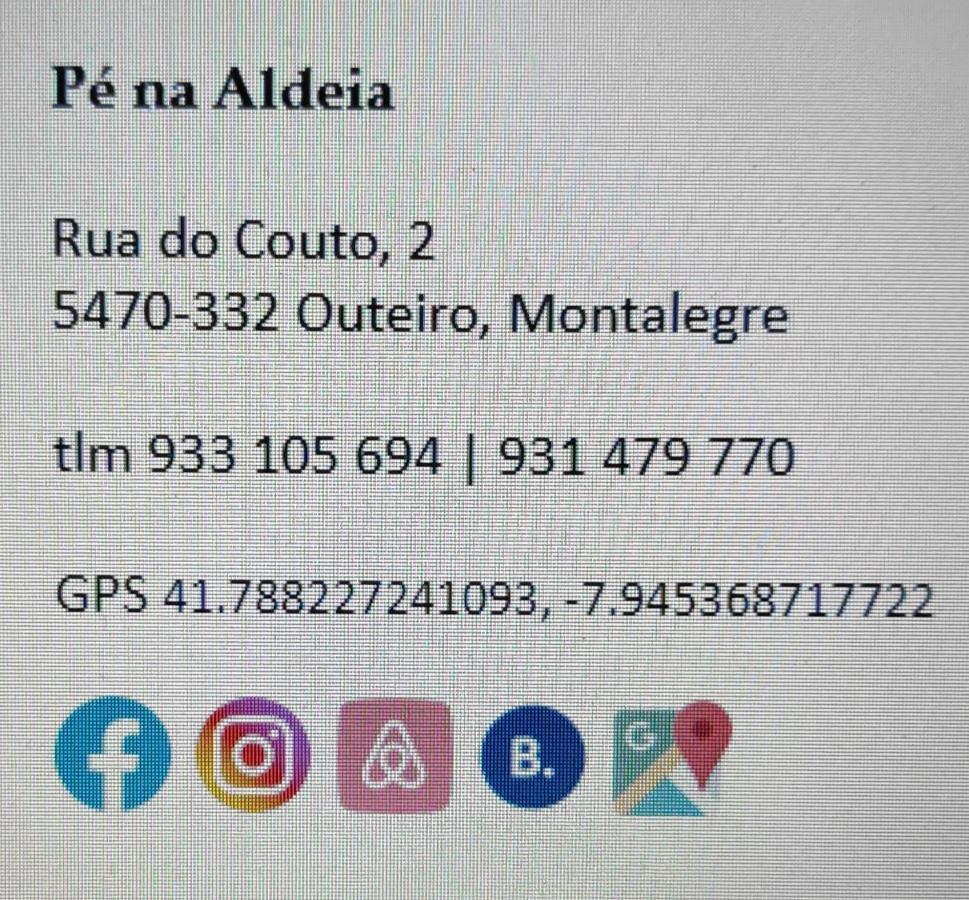Pe Na Aldeia Villa Outeiro  Bagian luar foto